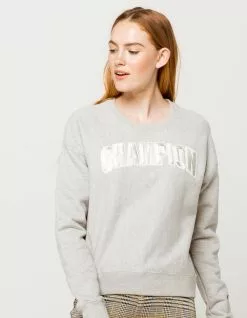 CHAMPION Reverse Weave Womens Crew Sweatshirt