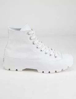 CONVERSE Chuck Taylor All Star Lugged White High Tops