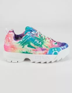 FILA Disruptor II Womens Tie Dye Shoes