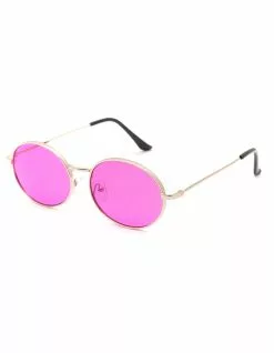 Blue Crown Baby Oval Pink Sunglasses