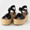 SODA Ankle Strap Womens Espadrille Heels