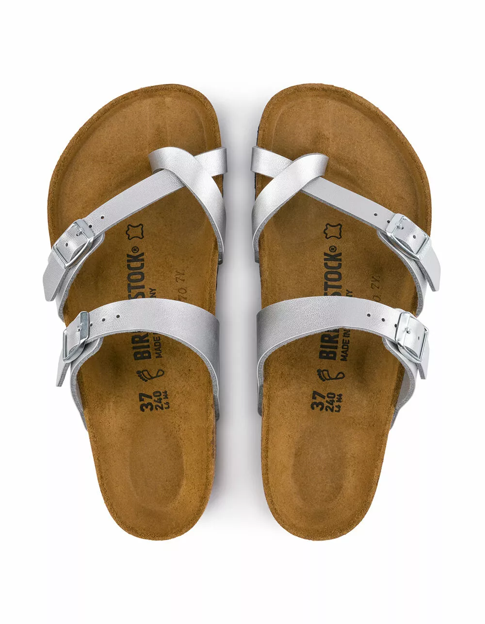 BIRKENSTOCK Mayari Womens Silver Sandals - Image 2