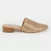 STEVE MADDEN Chime Womens Tan Mules