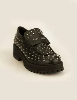 STEVE MADDEN Malvern Studded Womens Loafers