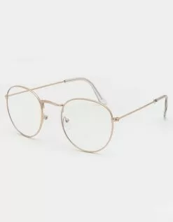 Blue Crown Blue Light Blocking Round Glasses