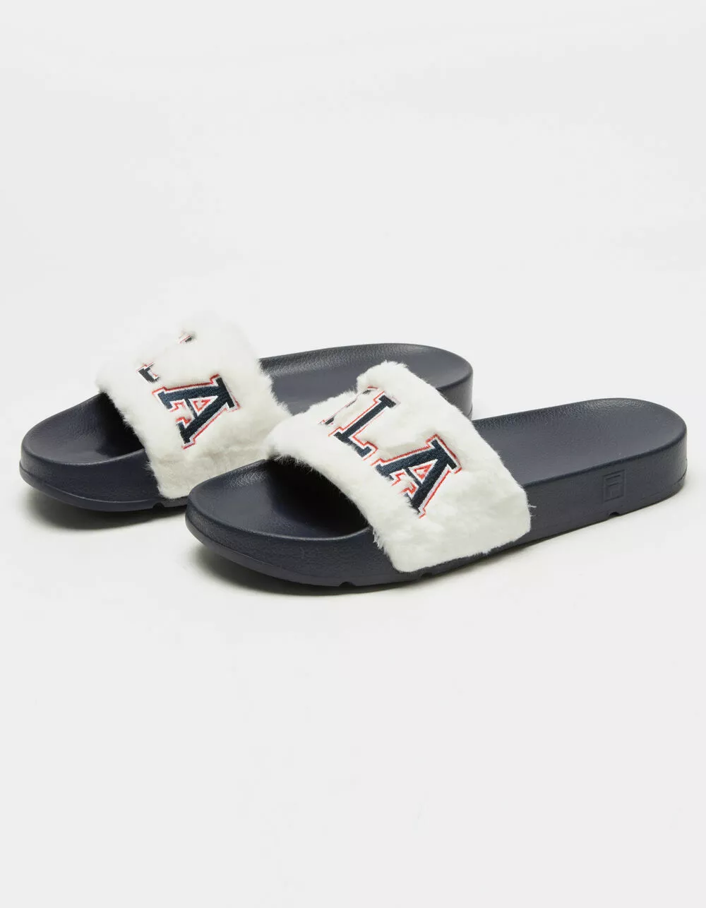 FILA Furry Drifter Collegiate Womens Slide Sandals