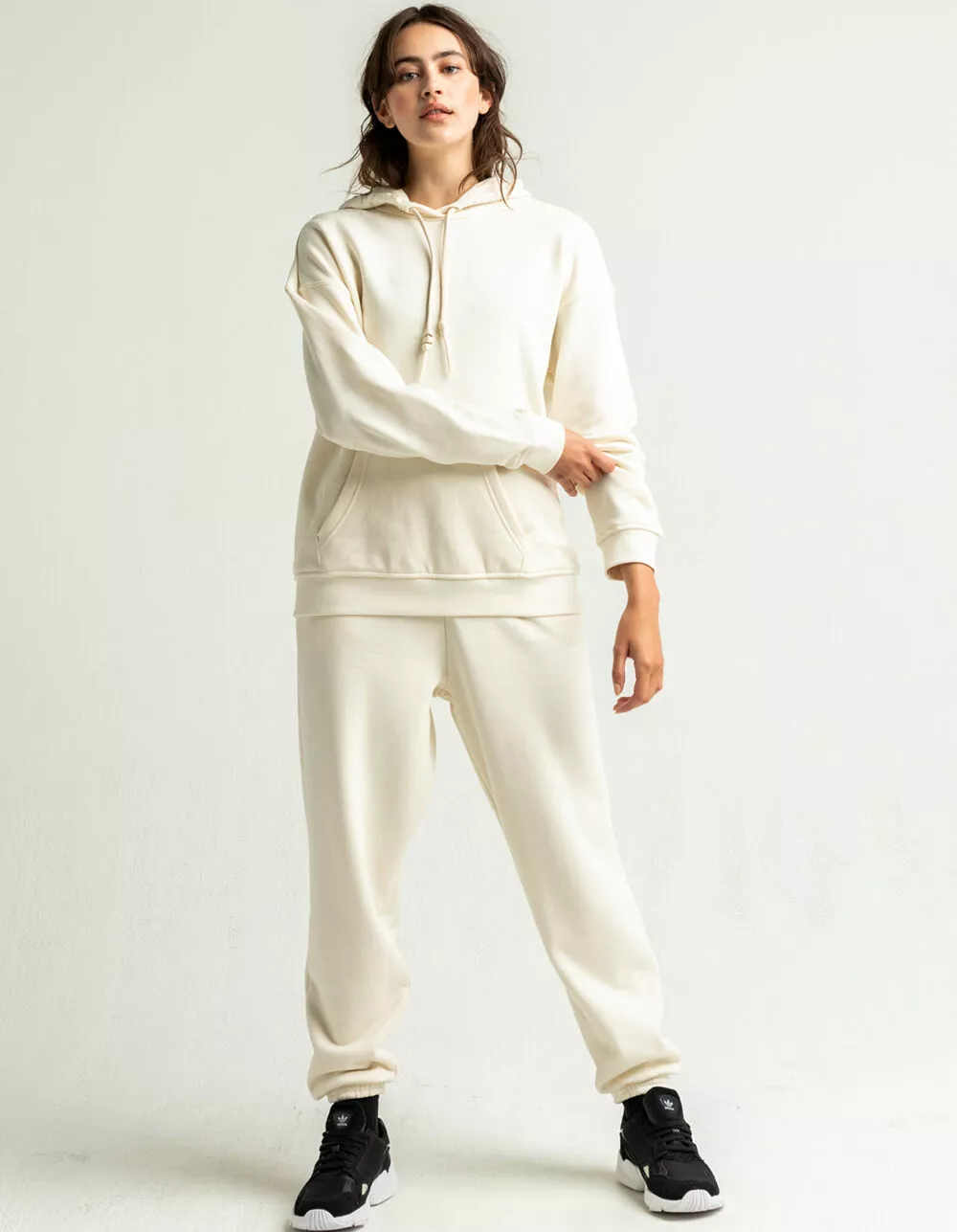 ADIDAS Adicolor Classics Trefoil Womens No-Dye Organic Hoodie - Image 4