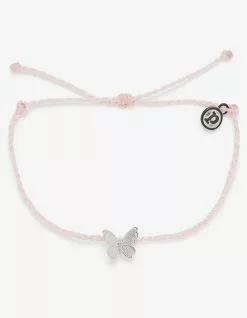PURA VIDA Butterfly In Flight Charm Bracelet