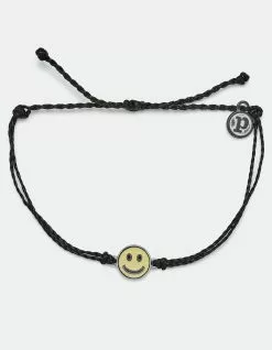 PURA VIDA Enamel Happy Face Bracelet