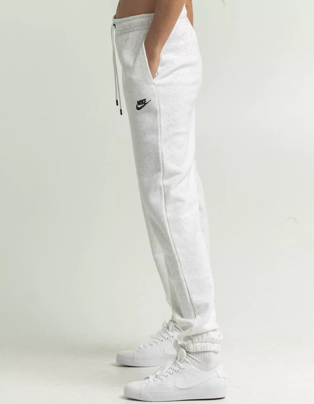 NIKE Sportswear Essential Womens Loose Jogger Sweatpants - Image 3