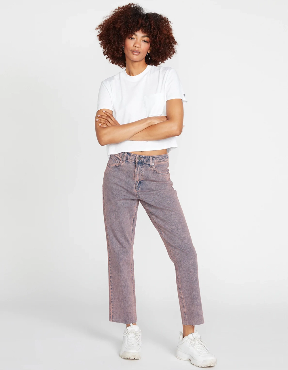 VOLCOM Stoned Straight Womens Jeans