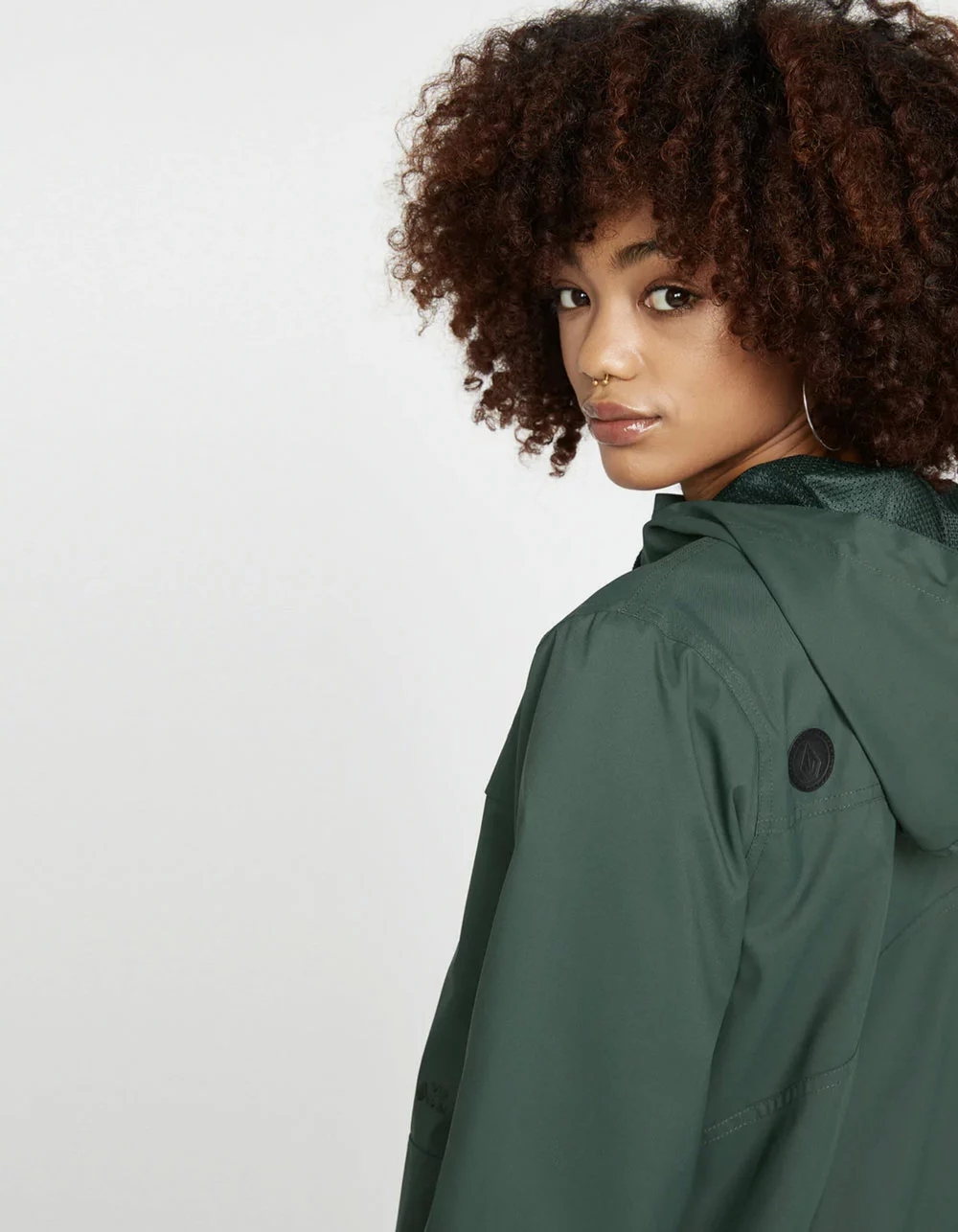 VOLCOM Enemy Stone Womens Windbreaker Jacket - Image 4