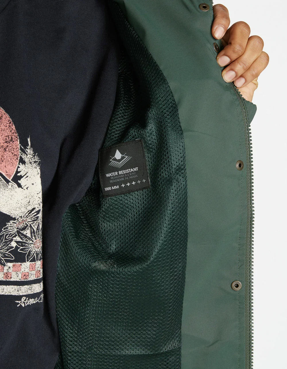 VOLCOM Enemy Stone Womens Windbreaker Jacket - Image 5