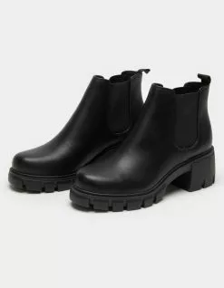 SODA Chunky Chelsea Womens Boots