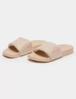 ROXY Slippy Fur Slider Womens Sandals