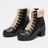 SODA Shearling Womens Hiker Boots