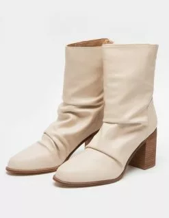 OASIS SOCIETY Ruched Womens Calf Boot