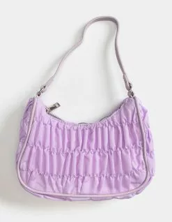 Smocked Shoulder Bag