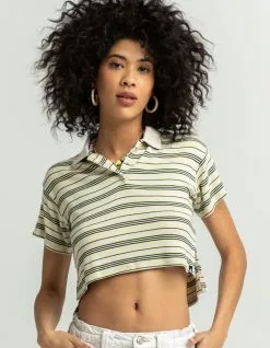 VOLCOM Popzone Womens Crop Polo