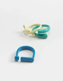 FULL TILT 3 Pack Twisted Ring Set