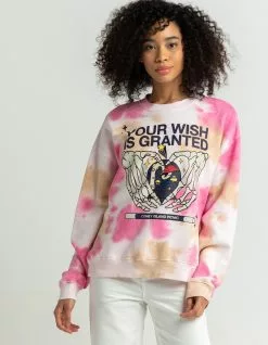 CONEY ISLAND PICNIC Your Wish Is Granted Womens Crewneck Sweatshirt