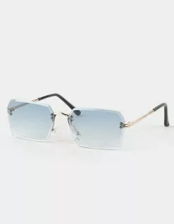 FULL TILT Rimless Rectangle Sunglasses