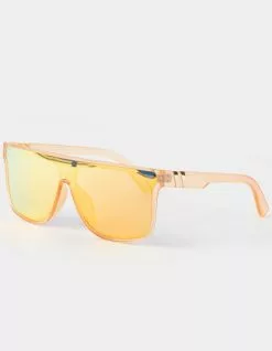 BLUE CROWN Matte Crystal Shield Sunglasses