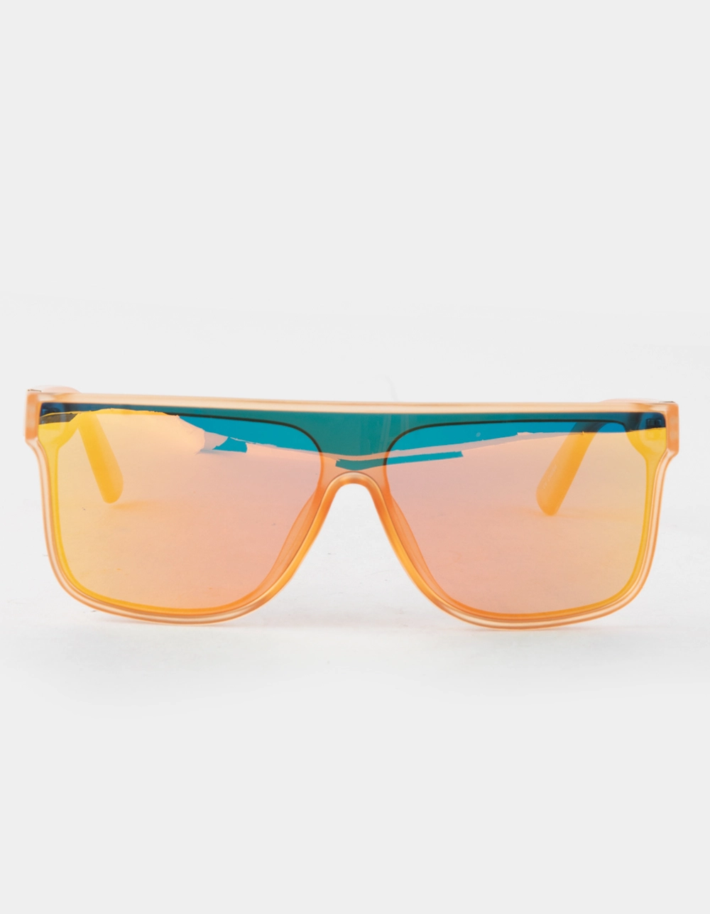 BLUE CROWN Matte Crystal Shield Sunglasses - Image 2
