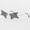 BLUE CROWN Angled Star Novelty Sunglasses