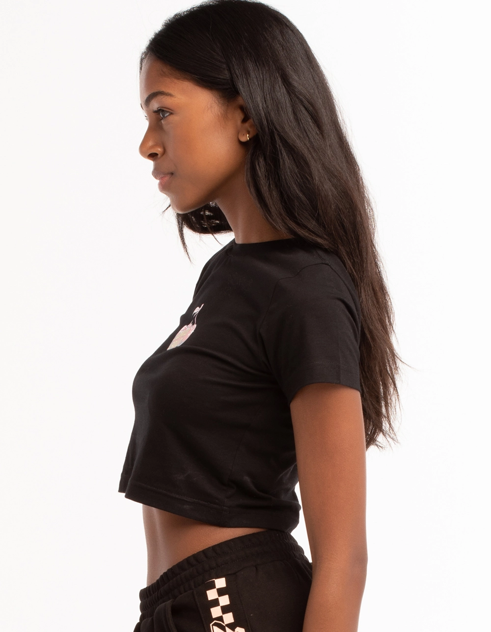 SANTA CRUZ Cherry Dot Womens Cropped Tee - Image 2