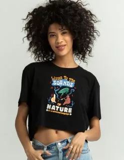 CONEY ISLAND PICNIC Nature Womens Crop Tee