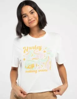 HURLEY Trip Machine Womens Crop Tee