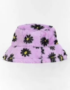 OLIVE & PIQUE Daisy Fuzzy Womens Bucket Hat