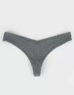 Sky And Sparrow SKY & SPARROW Rib V Thong