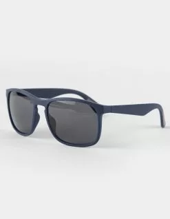 BLUE CROWN Matte Keyhole Square Sunglasses
