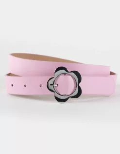 Floral Buckle Womens Belt