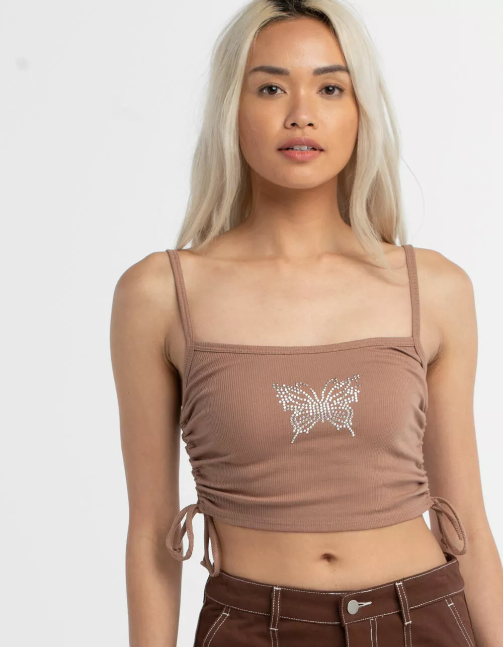 FULL TILT Embellished Butterfly Womens Cami - Image 3