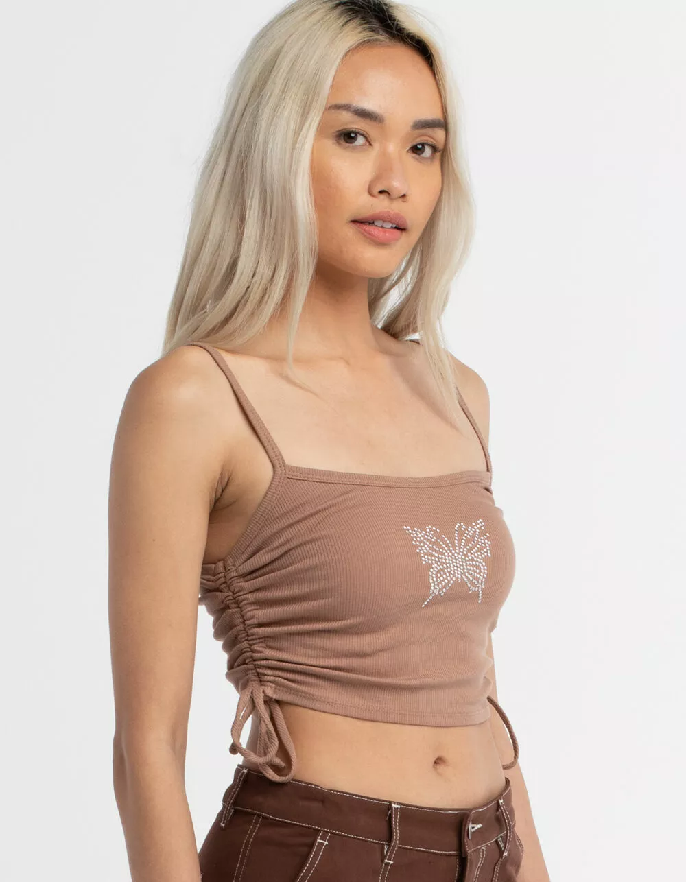 FULL TILT Embellished Butterfly Womens Cami - Image 4