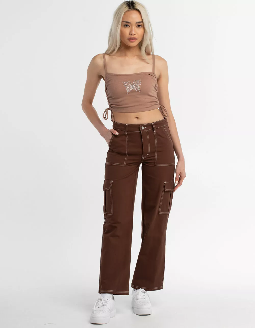 FULL TILT Embellished Butterfly Womens Cami - Image 6