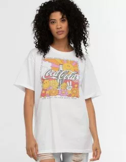 COCA-COLA 70's Floral Sun Unisex Tee