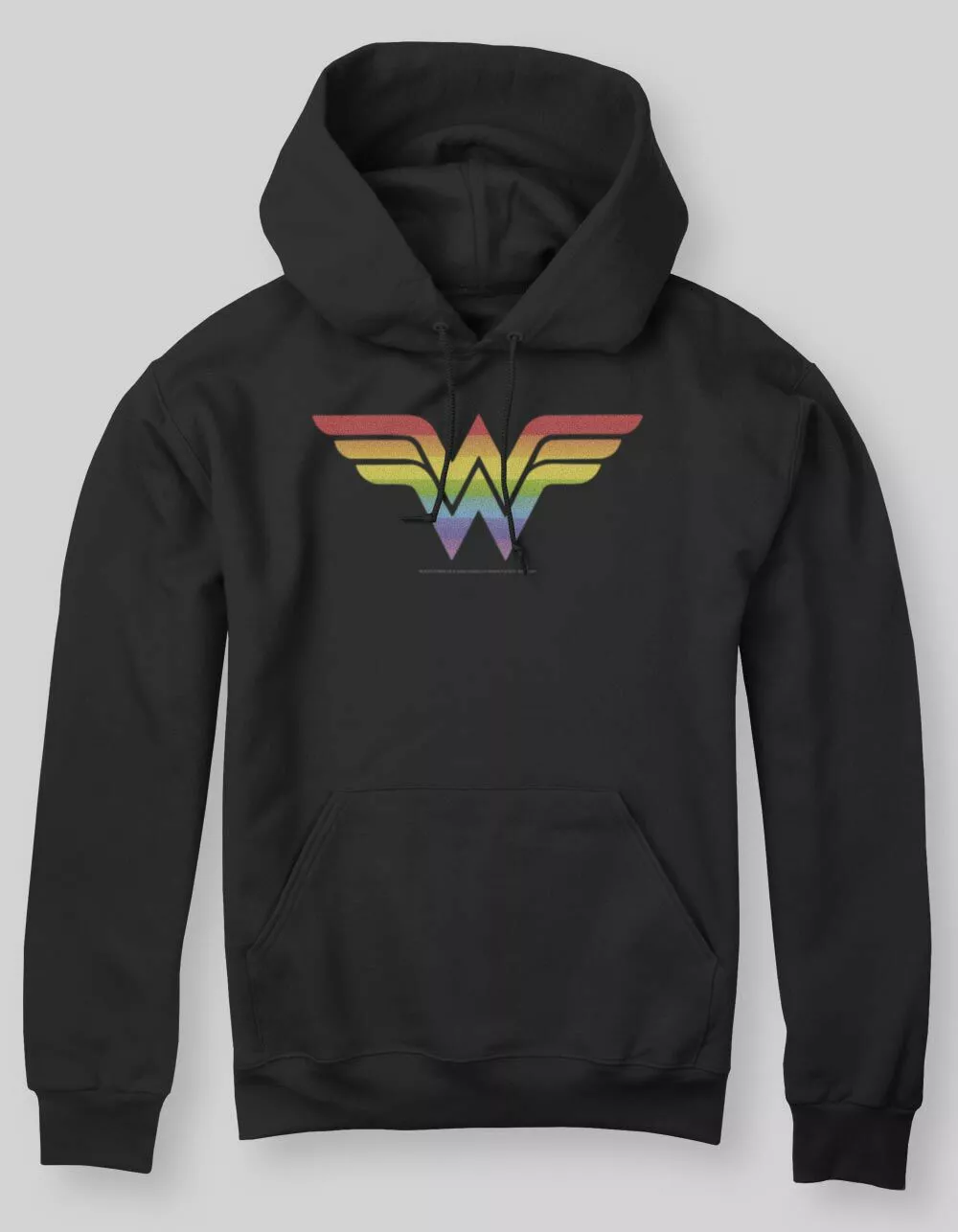 DC COMICS WONDER WOMAN Rainbow Logo Unisex Hoodie