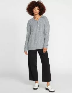 VOLCOM Low Low Womens Polo Sweater