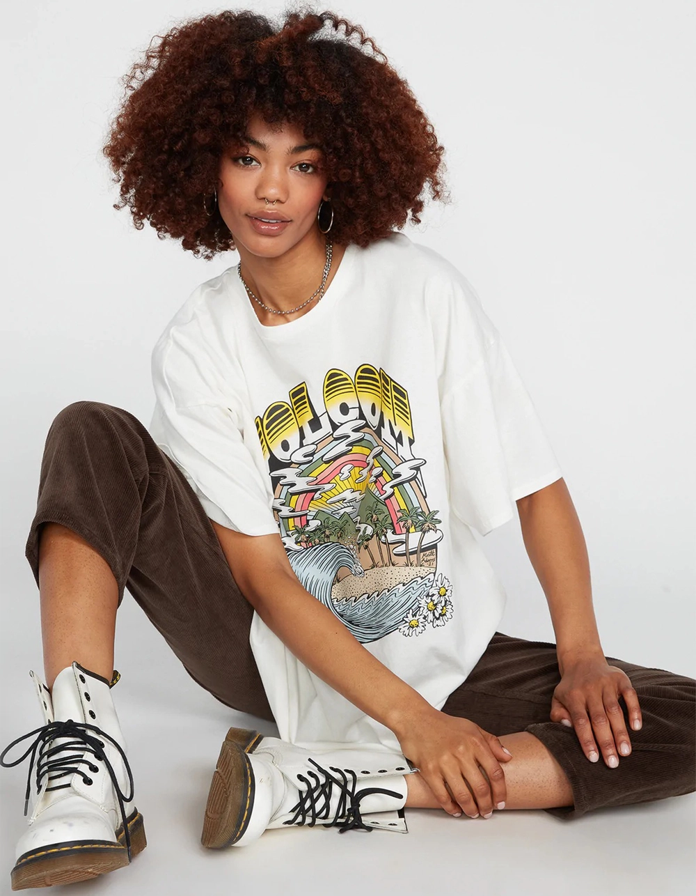 VOLCOM Matt Adams My Guys Womens Tee - Image 3