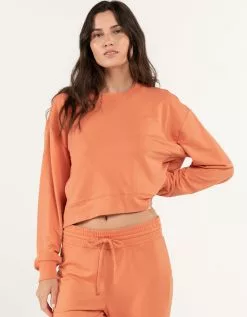 HURLEY Easy Womens Oversized Crewneck Sweatshirt