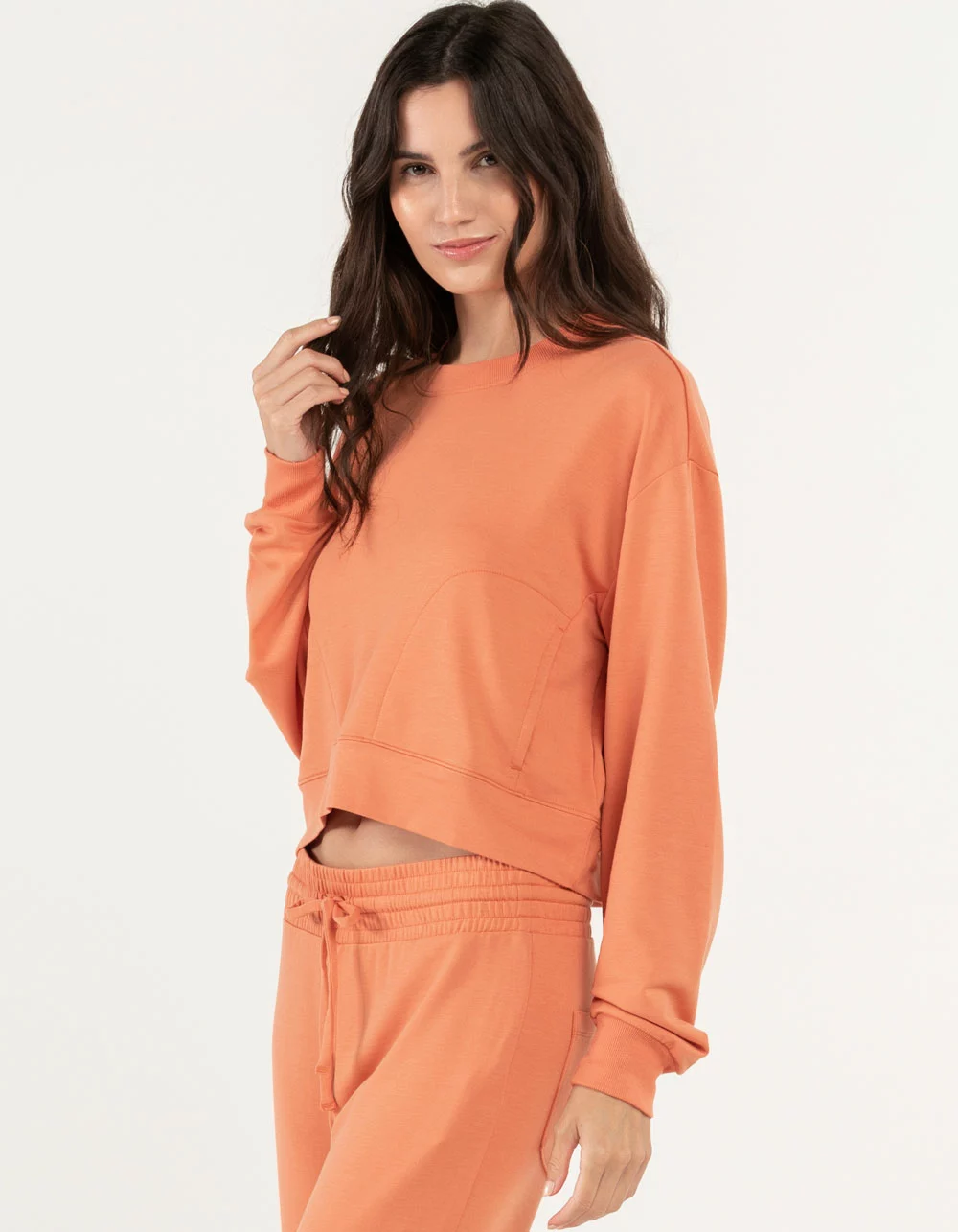 HURLEY Easy Womens Oversized Crewneck Sweatshirt - Image 2