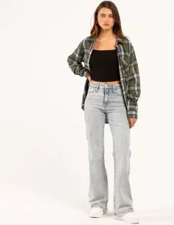 RSQ Womens High Rise Flare Jeans