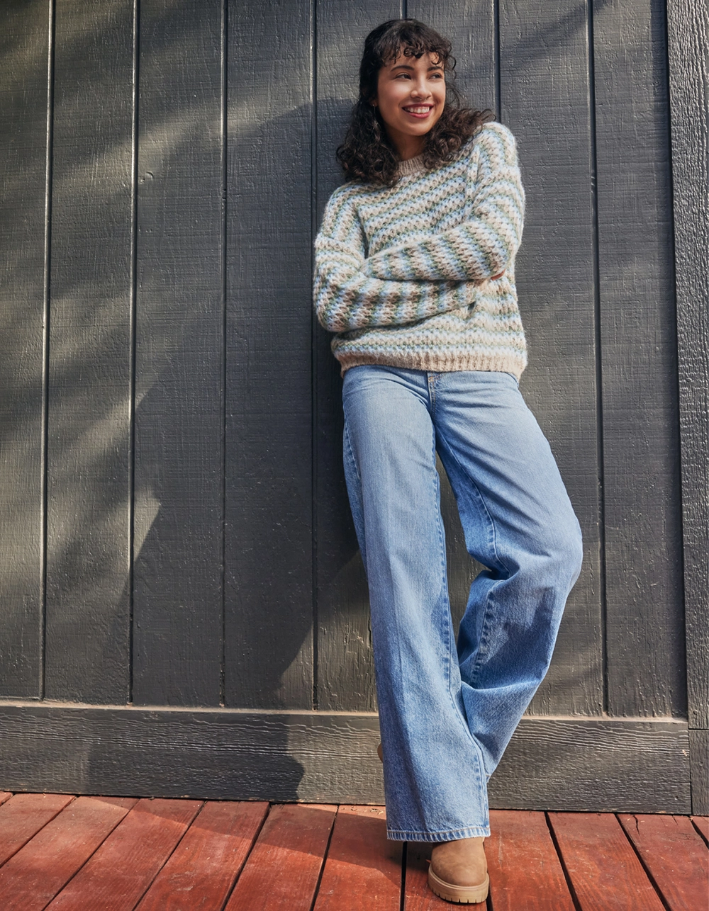 RSQ Womens High Rise Wide Leg Jeans