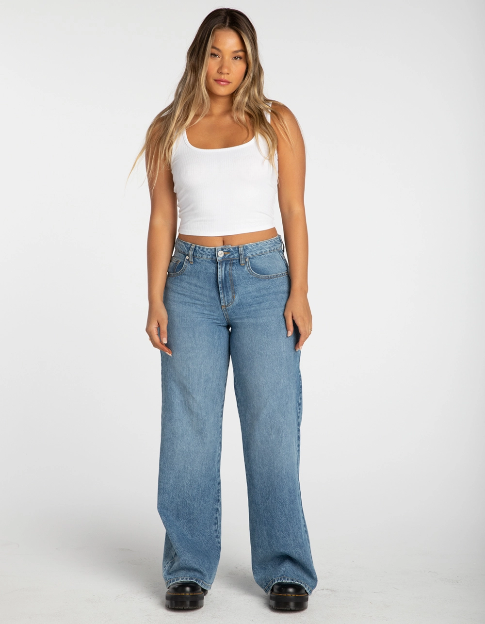 RSQ Womens High Rise Wide Leg Jeans - Image 6
