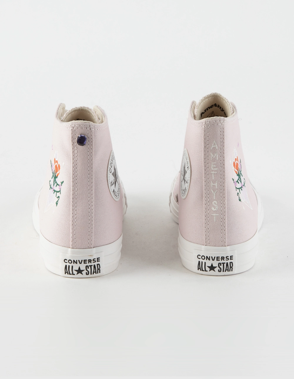 CONVERSE Chuck Taylor All Star Embroidered Crystals Womens Hi Top Shoes - Image 4