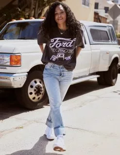 RSQ Womens High Rise Straight Leg Jeans